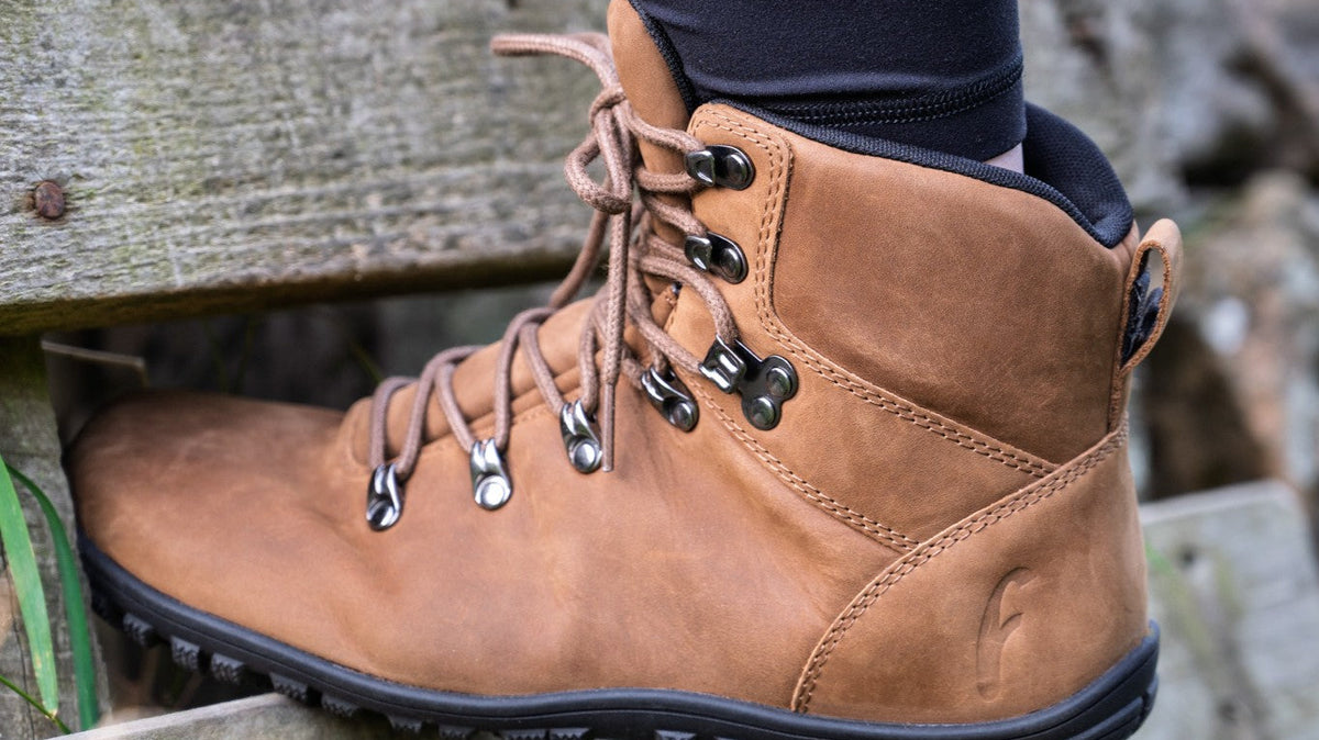 freet chamois leather barefoot hiking boot